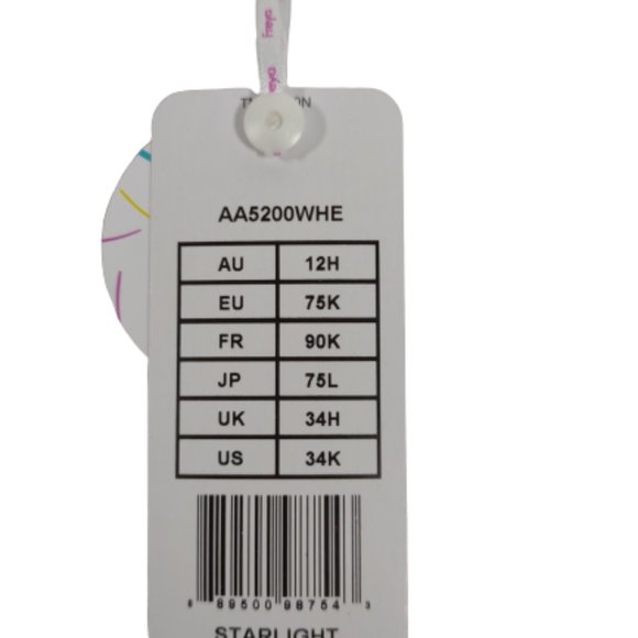 Freya Idol Starlight White Bra 34K NEW Underwire Full Figure Plus Size - Picture 6 of 9